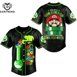 Super Stoned – And Into The Pipe I Go To Lose My Mind And Find My Soul Baseball Jersey