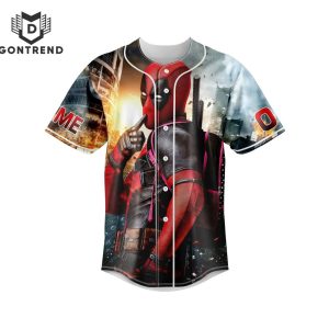 Personalized Deadpool & Wolverine Katanas Claws Paws – Get ready For Marvel Gnarliest Movie Yet Baseball Jersey