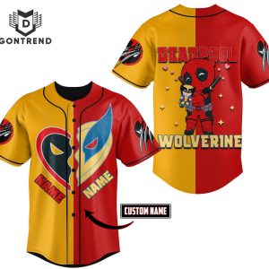 Personalized 2024 Deadpool And Wolverine Baseball Jersey