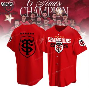 Stade Toulousain Champions Ccup 2024 Baseball Jersey