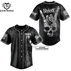 Personalized Slipknot Iowa Design Baseball Jersey