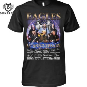 Eagles 53rd Anniversary 1971-2024 Signature Thank You For The Memories Unisex T-Shirt