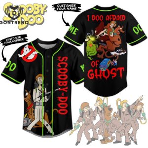 Scooby-Doo I Doo Afraid Of Ghost Baseball Jersey