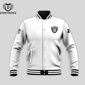 Las Vegas Raiders Mark Davis Baseball Jacket