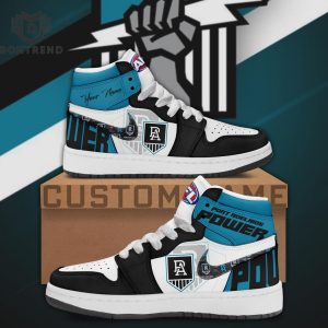 Personalized Port Adelaide Power – AFL Air Jordan 1 High Top