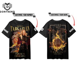 Personalized House Of The Dragon Daemon Targaryen 3D T-Shirt