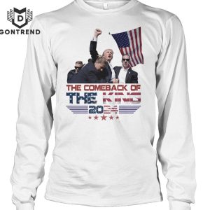 The Comeback Of The King 2024 Donald Trump Unisex T-Shirt