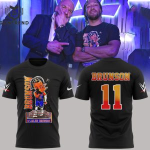 WWE Jalen Brunson New York Knicks 3D T-Shirt