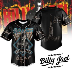 Billy Joel Piano Man Signature Baseball Jersey