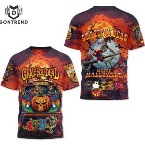 Grateful Dead Happy Halloween 3D T-Shirt