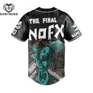 Personalized The Final Nofx Baseball Jersey