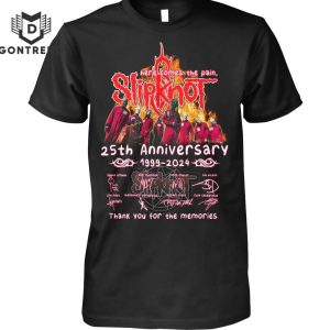 Slipknot 25th Anniversary 1999-2024 Signature Thank You For The Memories Unisex T-Shirt