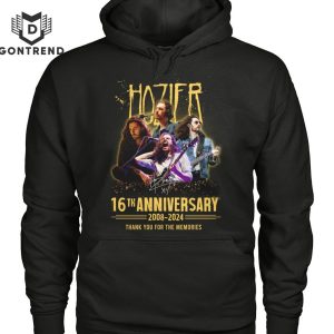 Hozier 16th Anniversary 2008-2024 Siganture Thank You For The Memories Unisex T-Shirt