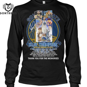 Golden State Warriors Klay Thompson Signature Thank You For The Memorie Unisex T-Shirt