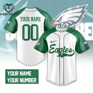 Personalized Philadelphia Eagles 2024 Baseball Jersey