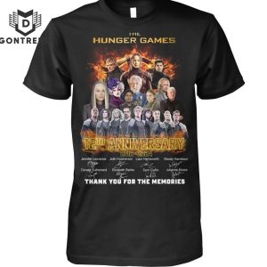 The Hunger Game 12th Anniversary 2012-2024 Signature Thank You For The Memories Unisex T-Shirt