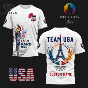 Bonjour Paris 2024 United States Olympics Team Baseball Jersey