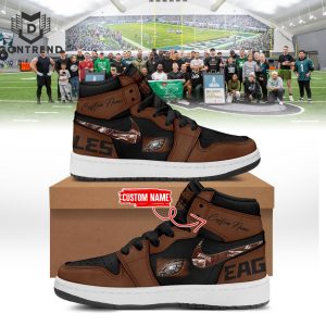 Philadelphia Eagles NFL Salute To Service Air Jordan 1 High Top