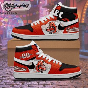 Personalized Baltimore Orioles Air Jordan 1 High Top