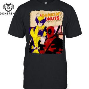 Deadpool And Wolverine Dunkin Donuts Unisex T-Shirt