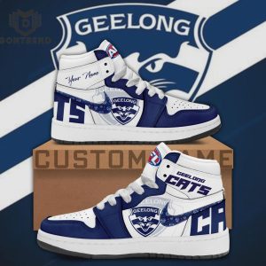 Personalized Geelong Cats – AFL Air Jordan 1 High Top