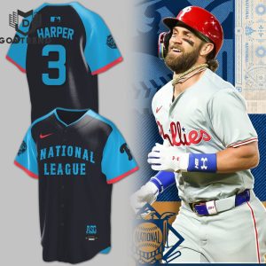 Bryce Harper 2024 Mlb All Star Philadelphia Phillies Baseball Jersey