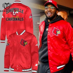 Louisville Cardinals Football Baseball Jacket