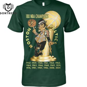 18X NBA Champions Boston Celtics Unisex T-Shirt