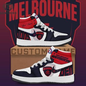 Personalized Melbourne Demons – AFL Air Jordan 1 High Top