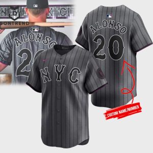 Personalized New York Mets 2024 City Connect Baseball Jersey