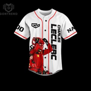 Charles Leclerc Just An Inchident Signature Baseball Jersey