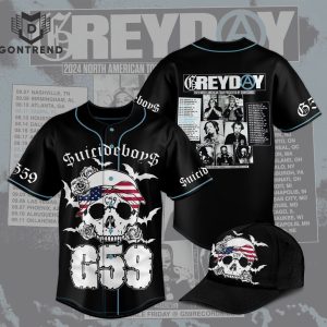 Suicideboys G59 Greyday 2024 North American Tour Tour Presented By G59 Records Baseball Jersey