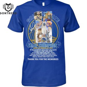 Golden State Warriors Klay Thompson Signature Thank You For The Memorie Unisex T-Shirt