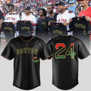 Black & African American Celebration Night Boston Red Sox Baseball Jersey