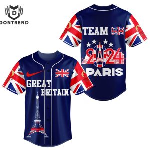 Team Great Britain 2024 Paris Baseball Jersey – Blue