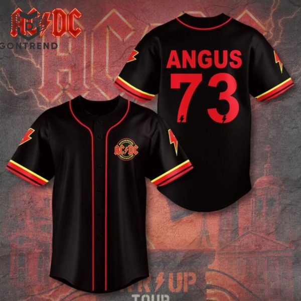 AC DC Angus Young Baseball Jersey