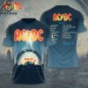 AC DC Tour 2024 Signature 3D T-Shirt