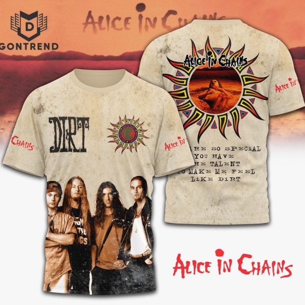 Alice In Chains Design 3D T-Shirt