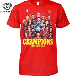 Personalized Spain Euro 2024 Champions 3D T-Shirt