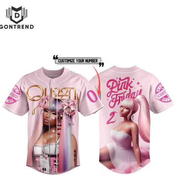 Baseball Jersey Nicki Minaj Pink Friday Baseball Jersey