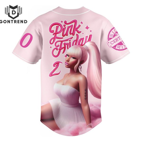 Baseball Jersey Nicki Minaj Pink Friday Baseball Jersey