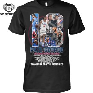 Paul George Los Angeles Clippers Signature Thank You For The Memories Unisex T-Shirt