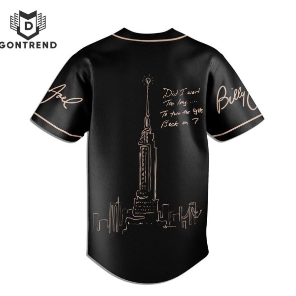 Billy Joel Piano Man Signature Baseball Jersey