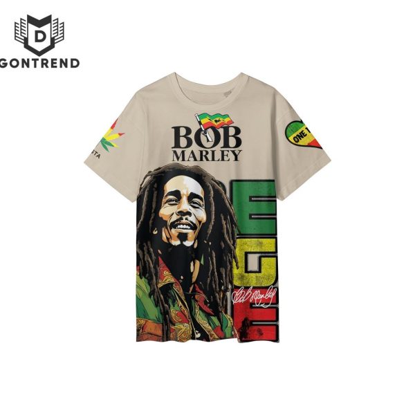 Bob Marley Reggae Music 3D T-Shirt