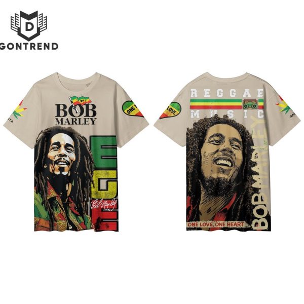 Bob Marley Reggae Music 3D T-Shirt