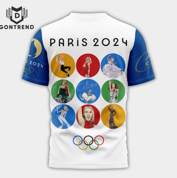 Celine Dion Olympic Paris 2024 3D T-Shirt