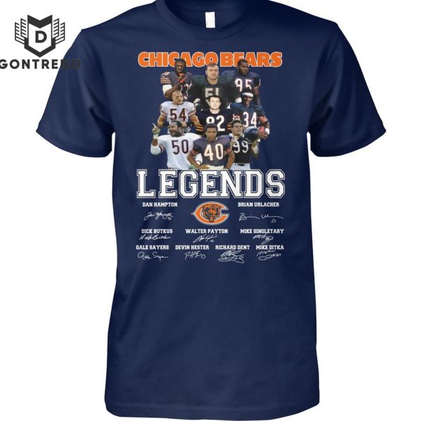 Chicago Bears Legends Signature Unisex T-Shirt