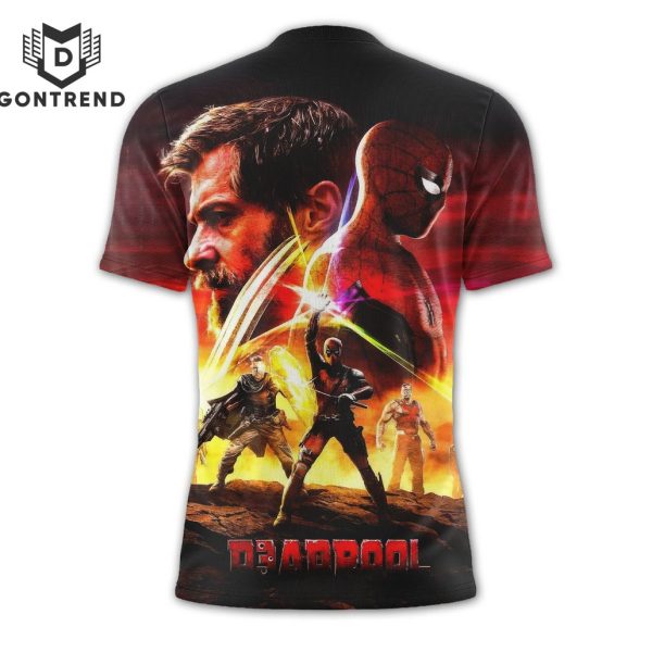 Deadpool And Wolverine Kill The Fox Universe 3D T-Shirt