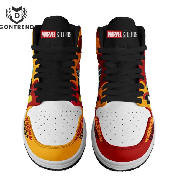 Deadpool And Wolverine Maximum Effort Air Jordan 1 High Top