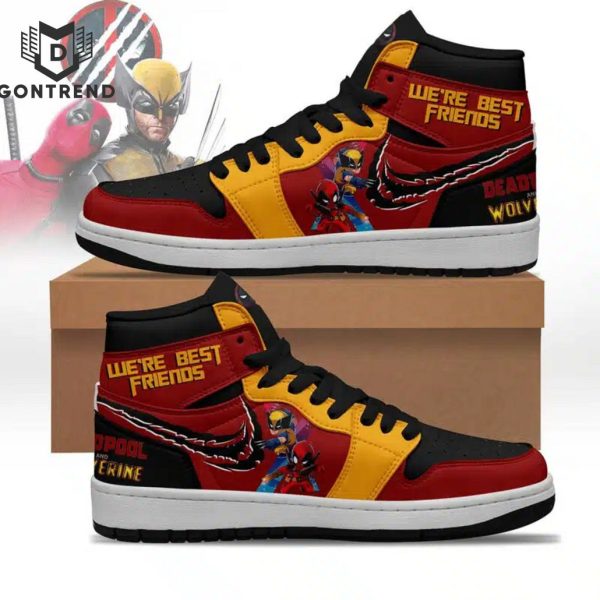 Deadpool And Wolverine We Are Best Friends Air Jordan 1 High Top